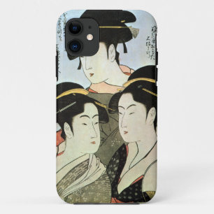 Coques Pour iPhone 江 戸 の 美 人, 歌 Trois Belles Femmes d'Edo, Utamaro