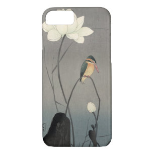 Coques Pour iPhone 蓮 に カ ワ 古 ミ, 邨 Kingfisher sur Lotus, Koson, Ukiyo-
