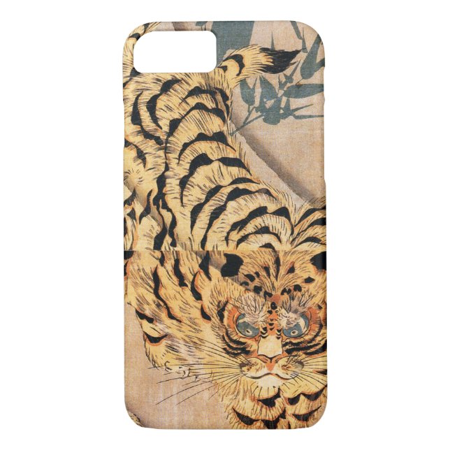 Coques Case-Mate iPhone 虎 図, 国 芳 Tiger, Kuniyoshi (Dos)