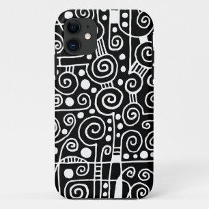 Coque Case-Mate Pour iPhone 040512 - Noir sur blanc