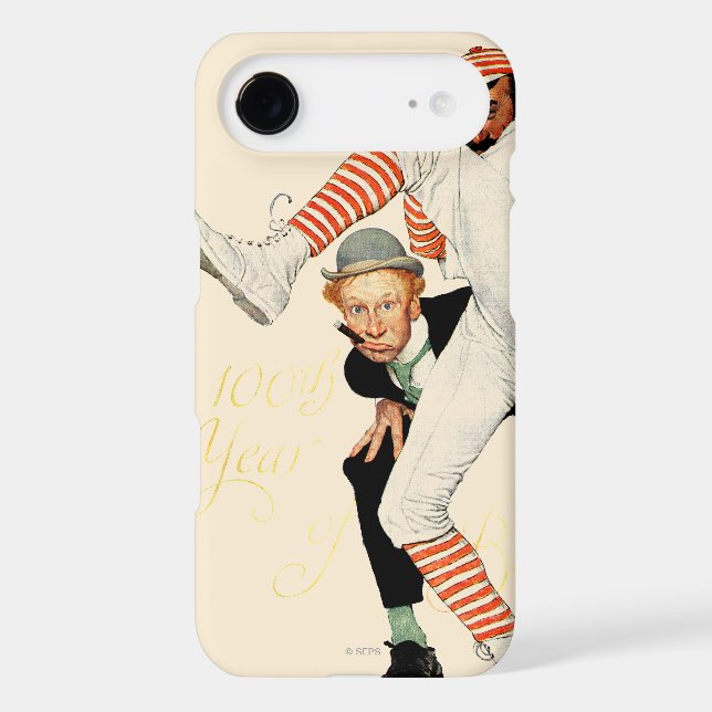Coques Case-Mate iPhone 100th Anniversaire de base-ball (Verso)