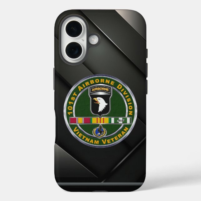 Coques Case-Mate iPhone 101e division aéroportée Viêt Nam Vétéran (Verso)
