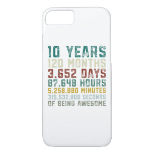 Case-Mate iPhone Case 10 années de 10ème d'anniversaire de garçon