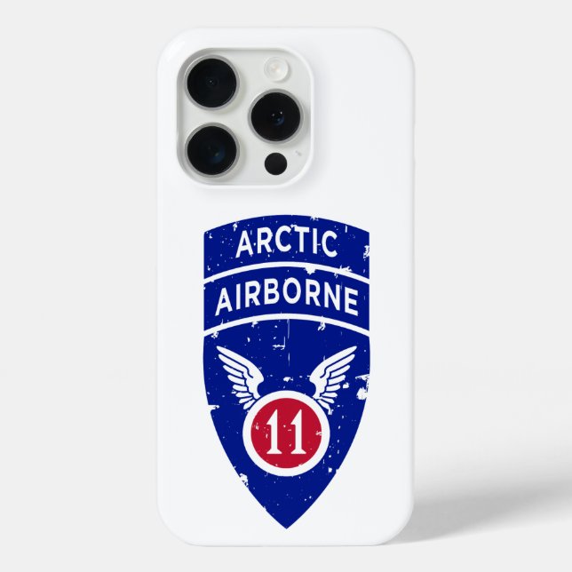 Coques Case-Mate iPhone 11e division aéroportée "Arctic Angels" en détress (Verso)