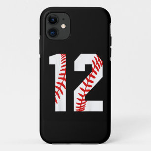 Case-Mate iPhone Case 12e anniversaire Baseball grand nombre Douze