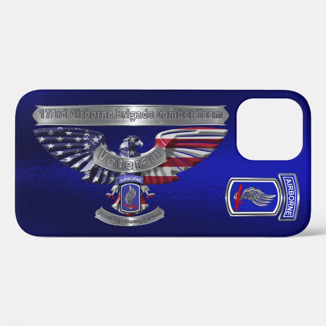 Coques Case-Mate iPhone 173e équipe de combat aéroportée Ancien Aigle (Verso (horizontal))