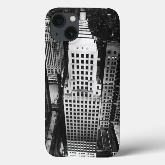 Coques Case-Mate iPhone 1960 :  Une vue aérienne d'un gratte-ciel de (Verso)