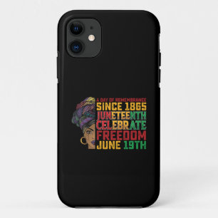 Case-Mate iPhone Case 19 Juin Journée De Souvenir Liberté Noire