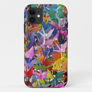 Coque iPhone 11 1.000 origamis empaquettent la photo de grues