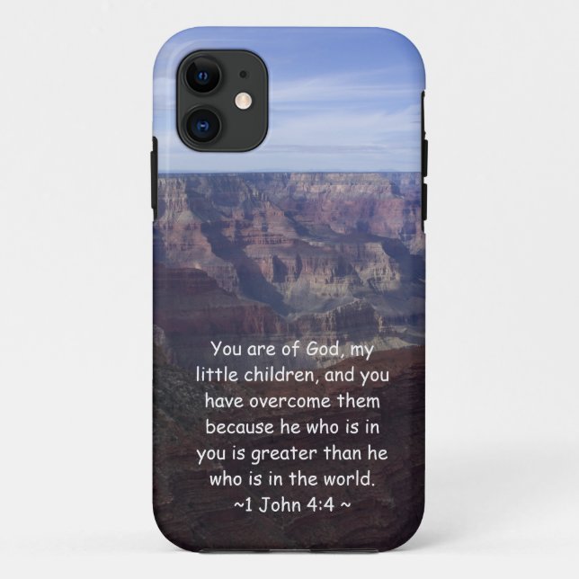 Coques Case-Mate iPhone 1 Jean 4:4 (Dos)