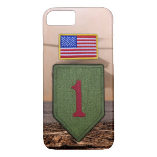 Etui iPhone Case-Mate 1ère infanterie grand rouge 1 vétérans vétérans vé