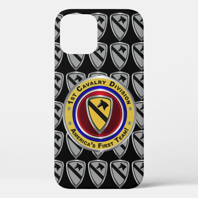 Coques Case-Mate iPhone 1re division de cavalerie "Première équipe" (Verso)