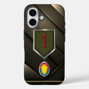 Coque Pour iPhone 16 1re Division d'infanterie Vétérinaire