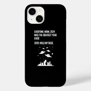 Coque Pour iPhone 14 2025 Tenez ma bière Jour de l'An