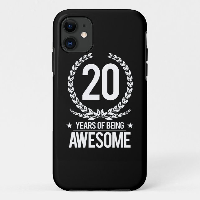 Coques Case-Mate iPhone 20ème Anniversaire (20 ans d'être impressionnants) (Dos)