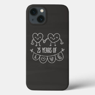 Coques Pour iPhone 25e Anniversary Poison Chalk Hearts