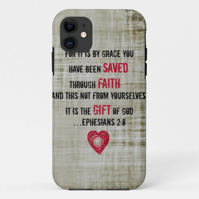 Coques Case-Mate iPhone 2:8 d'Ephesians de vers de bible (Dos)
