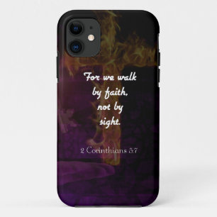 Case-Mate iPhone Case 2 Corinthiens 5:7 Verse de la Bible Citation sur l
