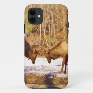 Case-Mate iPhone Case 2~ deux Bull Elk dans la neige