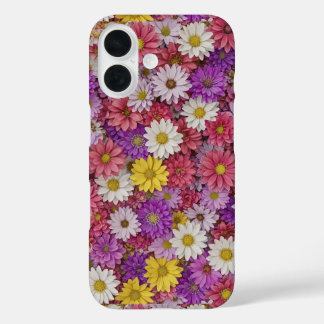 Coque Pour iPhone 16 3D Floral Wall Phone Case