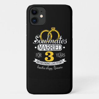 Case-Mate iPhone Case 3e anniversaire du Mariage 3 ans de mariage