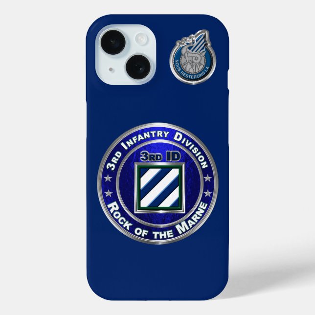 Coques Case-Mate iPhone 3e division d'infanterie (Verso)