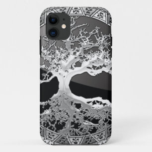 Coques Pour iPhone [400] Arbre Celtique de Vie [Argent]