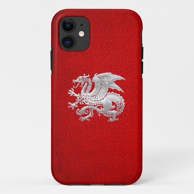 Coques Case-Mate iPhone [400] Dragon islandais, Landvæ ttir [Argent] (Dos)