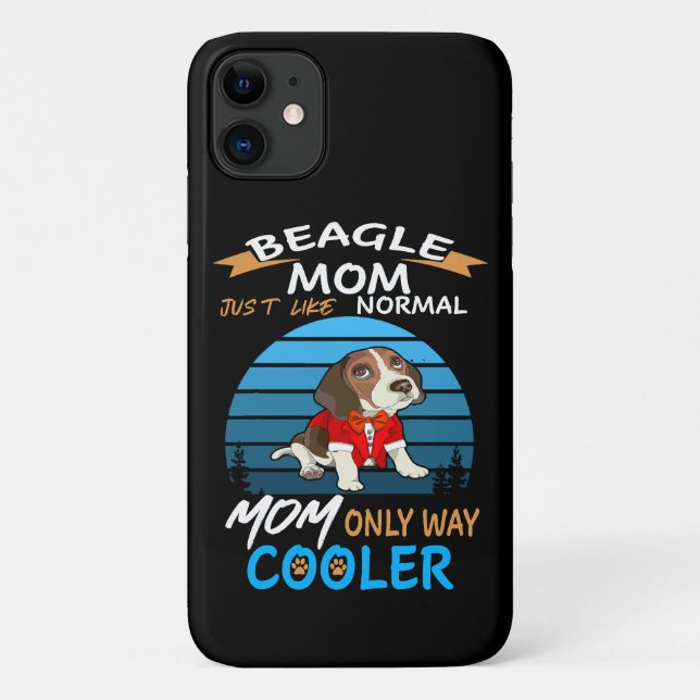 Coques Case-Mate iPhone 41 Beagle maman Glacière (Dos)