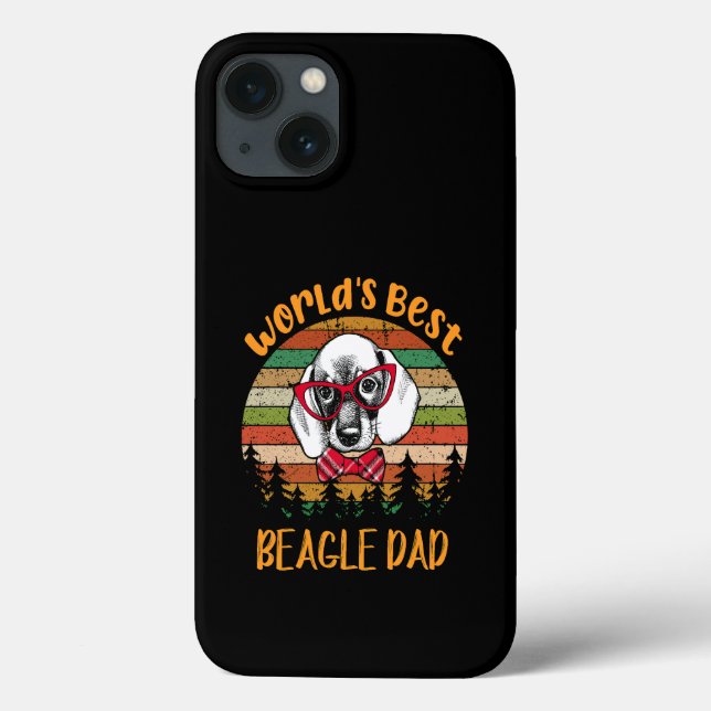 Coques Case-Mate iPhone 48 Meilleur Père Beagle Du Monde (Verso)