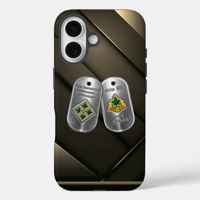 Coques Case-Mate iPhone 4e division d'infanterie (Verso)