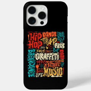 Coque iPhone 15 Pro Max 50e Cassette De Graffiti Musique Et Hip hop Vintag