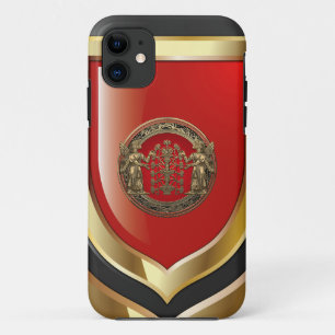 Case-Mate iPhone Case [600] Deux Ninurtas d'or avec arbre de vie