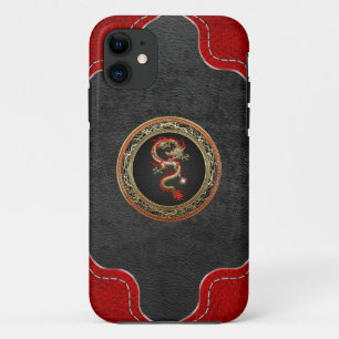 Coque iPhone 11 [600] Dragon chinois d'or Fucanglong