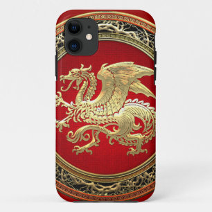 Coque Case-Mate Pour iPhone [600] Dragon islandais, Landvæ ttir [Or]