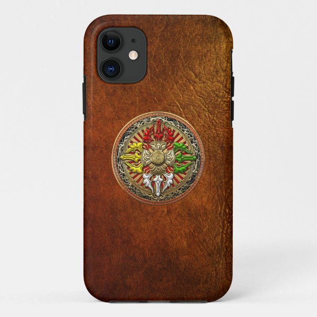 Coques Case-Mate iPhone [600] Tibétain Double Dorje Mandala (Dos)