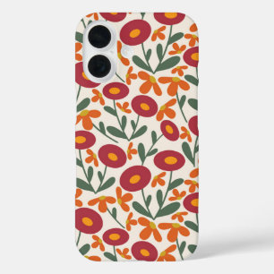 Coque Pour iPhone 16 60s Retro Summer White