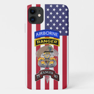 Case-Mate iPhone Case 75e régiment de Rangers : "Les Rangers mènent le