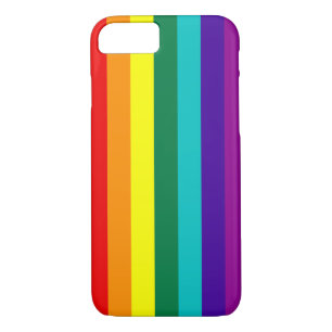 Case-Mate iPhone Case 7 bandes Rainbow Pride