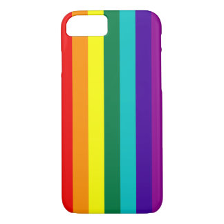 Case-Mate iPhone Case 7 bandes Rainbow Pride
