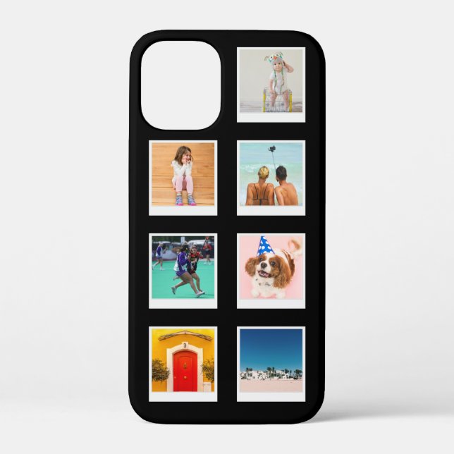 Coques Case-Mate iPhone 7 Modèle photo Black iPhone 12 Mini (Verso)