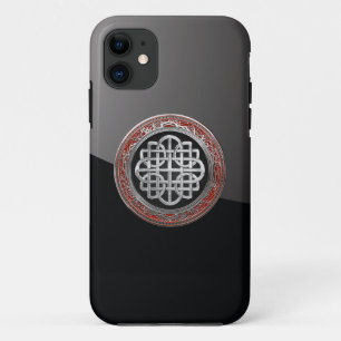 Case-Mate iPhone Case [800] Croix du noeud d'argent celtique sacré