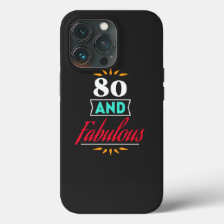 Case-Mate iPhone Case 80 ans et dire fabuleux
