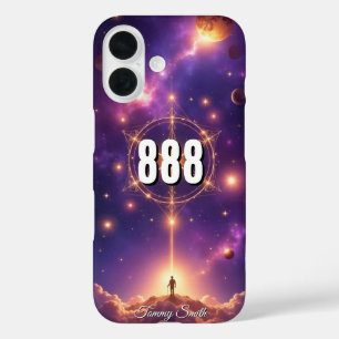 Coque Pour iPhone 16 888 Manifestation de numéro d'ange   Bonne chance