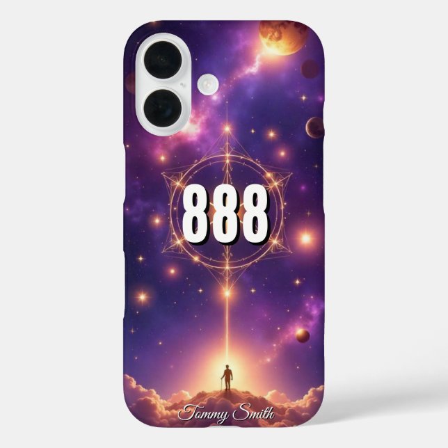 Coques Case-Mate iPhone 888 Manifestation de numéro d'ange | Bonne chance (Verso)