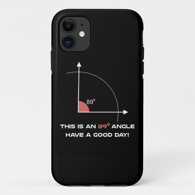 Coques Case-Mate iPhone 89 degrés angle drôle mathématique science perfect (Dos)
