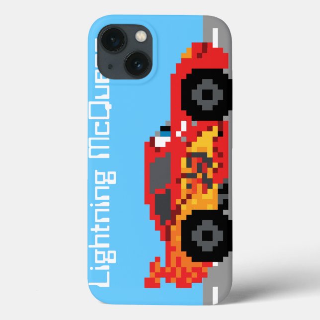 Coques Case-Mate iPhone 8 bits Lightning McQueen (Verso)