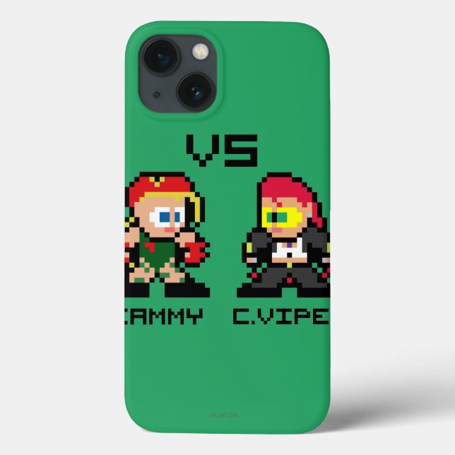 Coques Case-Mate iPhone 8bit Cammy CONTRE C.Viper (Verso)