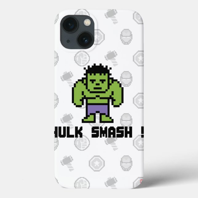 Coques Case-Mate iPhone 8Bit Hulk - Hulk Smash! (Verso)