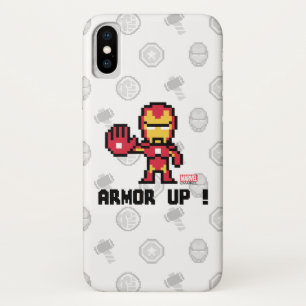 Coques Pour iPhone 8Bit Iron Man - Armor Up!